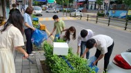 화순군이 주민 불편 해소와 쾌적한 명절 분위기 조성을 위해 ‘추석 연휴 쓰레기 처리대책’을 마련해 추진한다. 사진은 추석 연휴를 앞두고 화순군청 직원들이 화순읍 시가지 대청소를 하는 모습